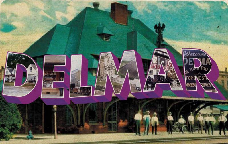 Delmar, “The Town Too Big for One State,” is split in half between Delaware and Maryland. DELAWARE PUBLIC ARCHIVES PHOTO